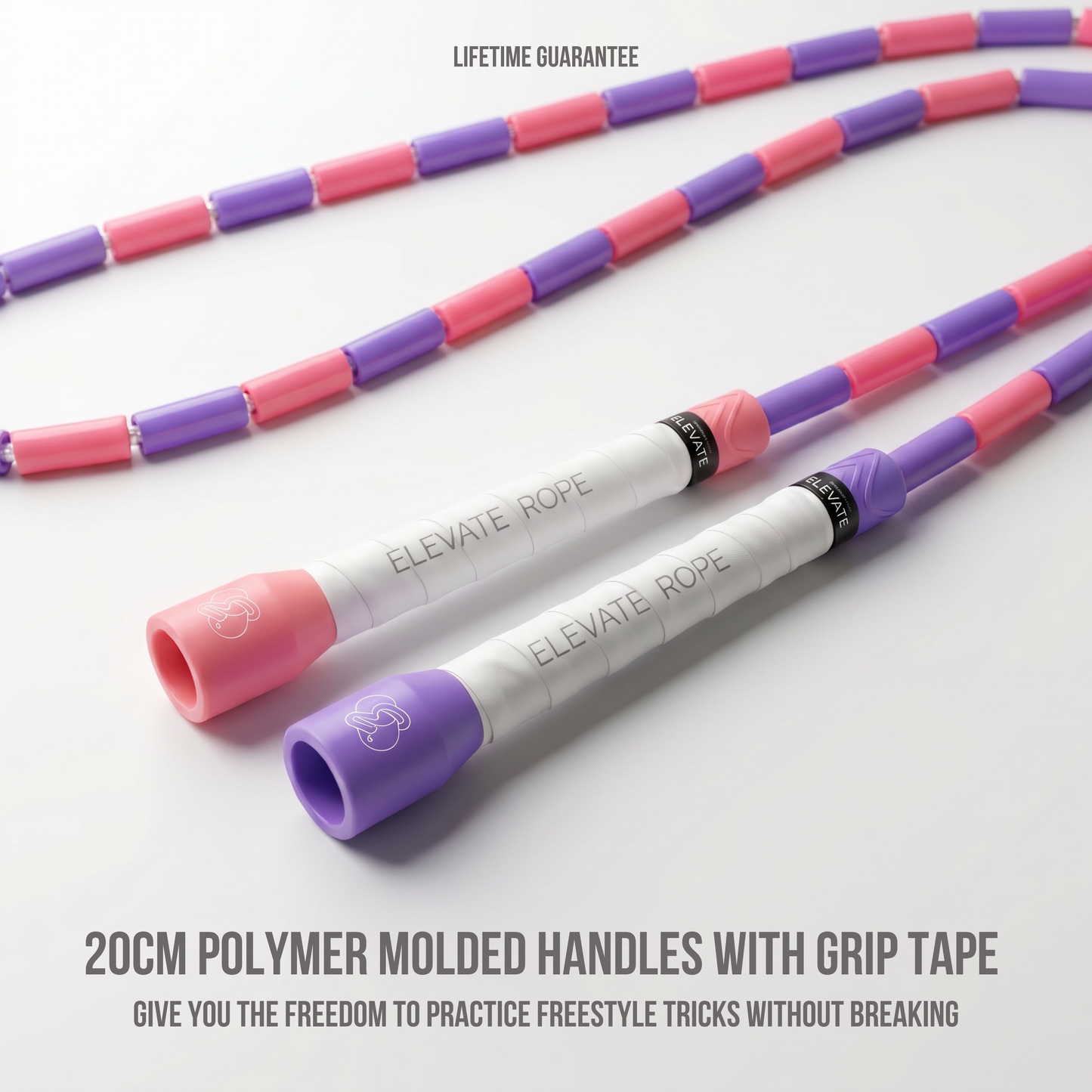 Freestyle Beaded Jump Rope – Pink/Purple