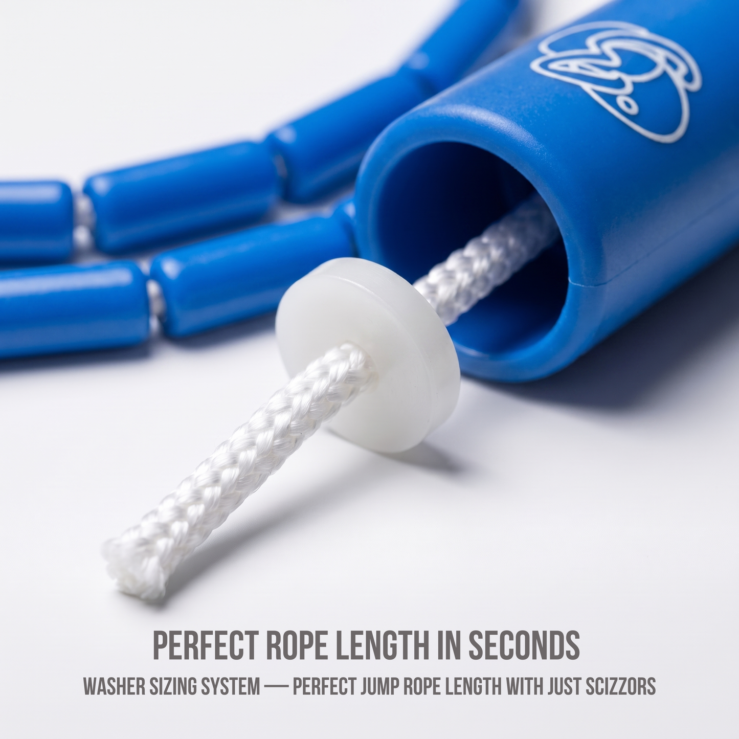 Freestyle Beaded Jump Rope – Blue/Turquoise