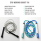 Freestyle Beaded Jump Rope – Blue/Turquoise