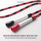 Freestyle Beaded Jump Rope – Red/Black
