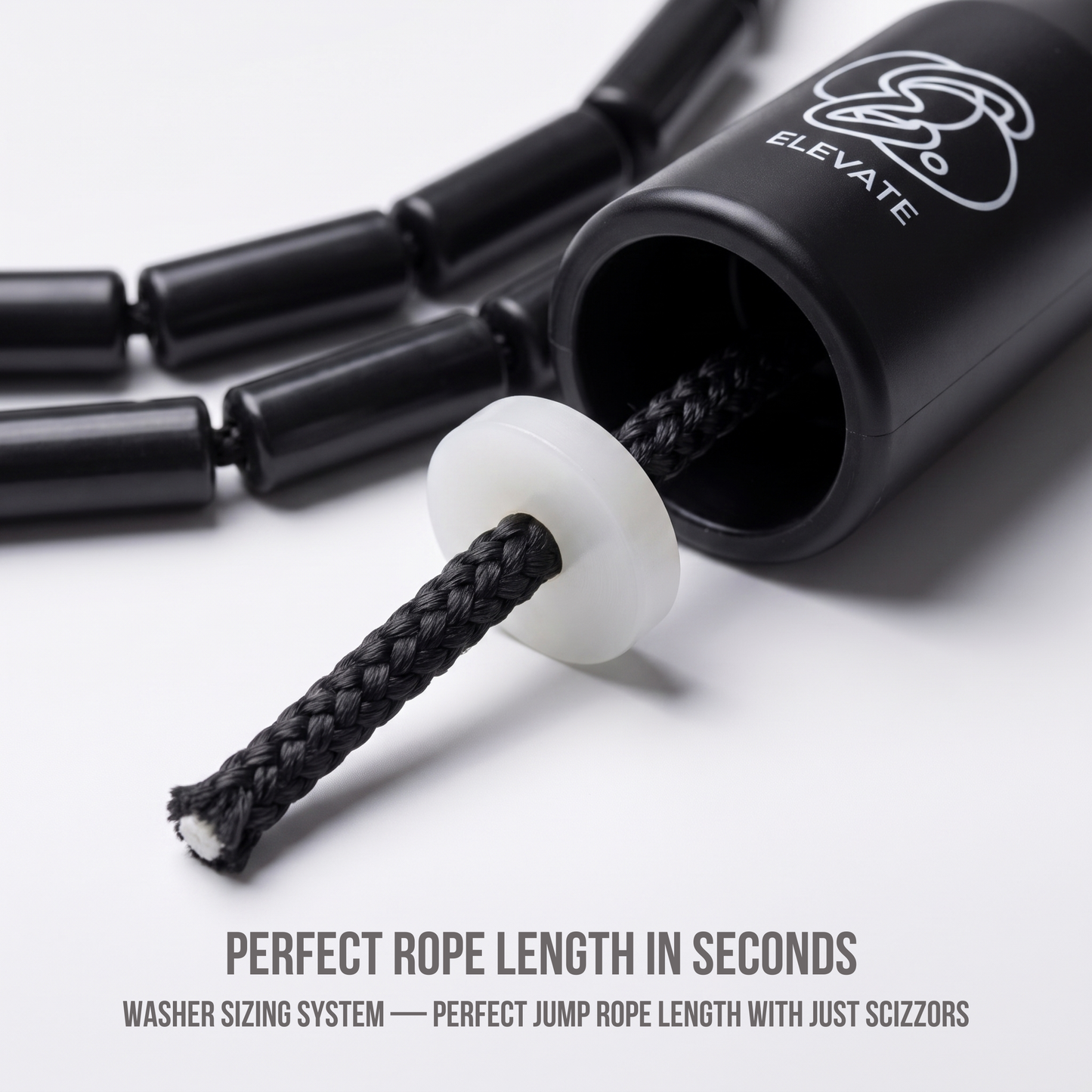 Freestyle Beaded Jump Rope – Red/Black