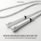 Freestyle Beaded Jump Rope – White