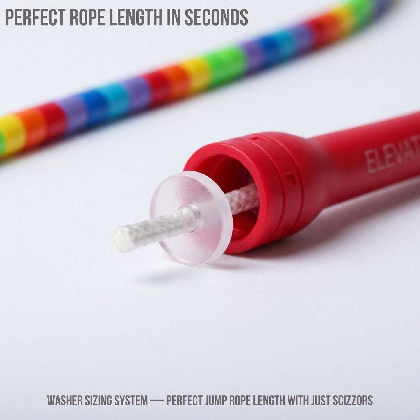 Rainbow – Cuerda para saltar con cuentas