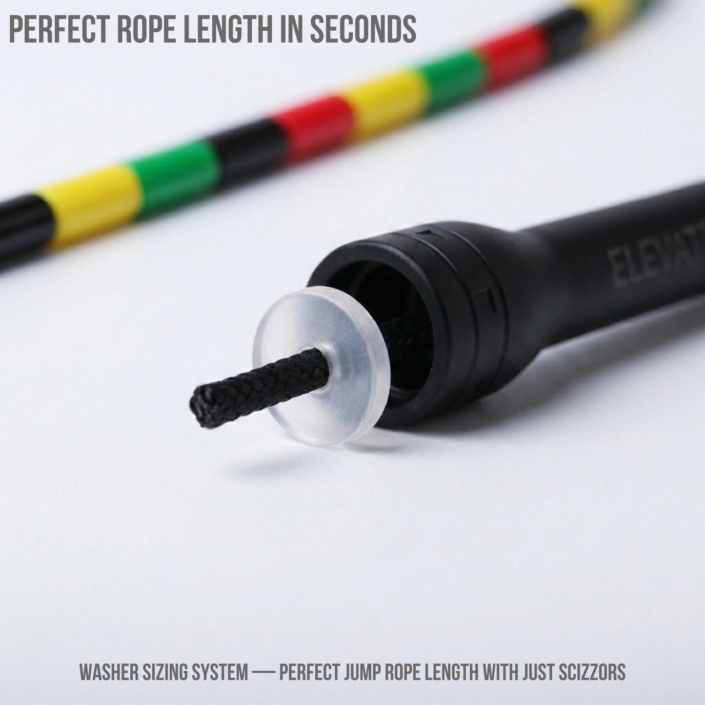 Rasta - Cuerda para saltar con cuentas