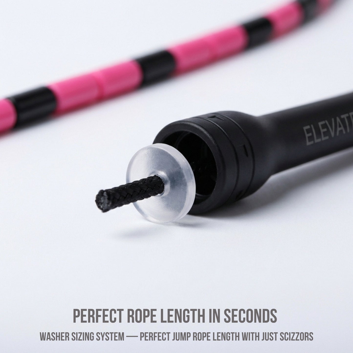 Pink Demon - Corda per saltare con perline