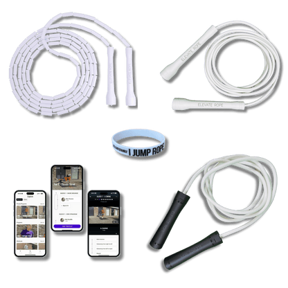 Ascent Max Jump Rope Bundle – 3 Ropes + Band + App