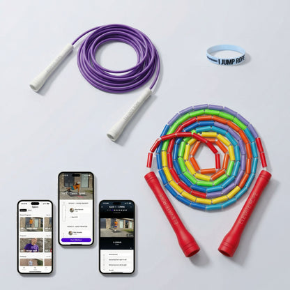 Ascent Jump Rope Starter Bundle – 2 Ropes + Band + App