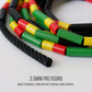 Rasta - Cuerda para saltar con cuentas