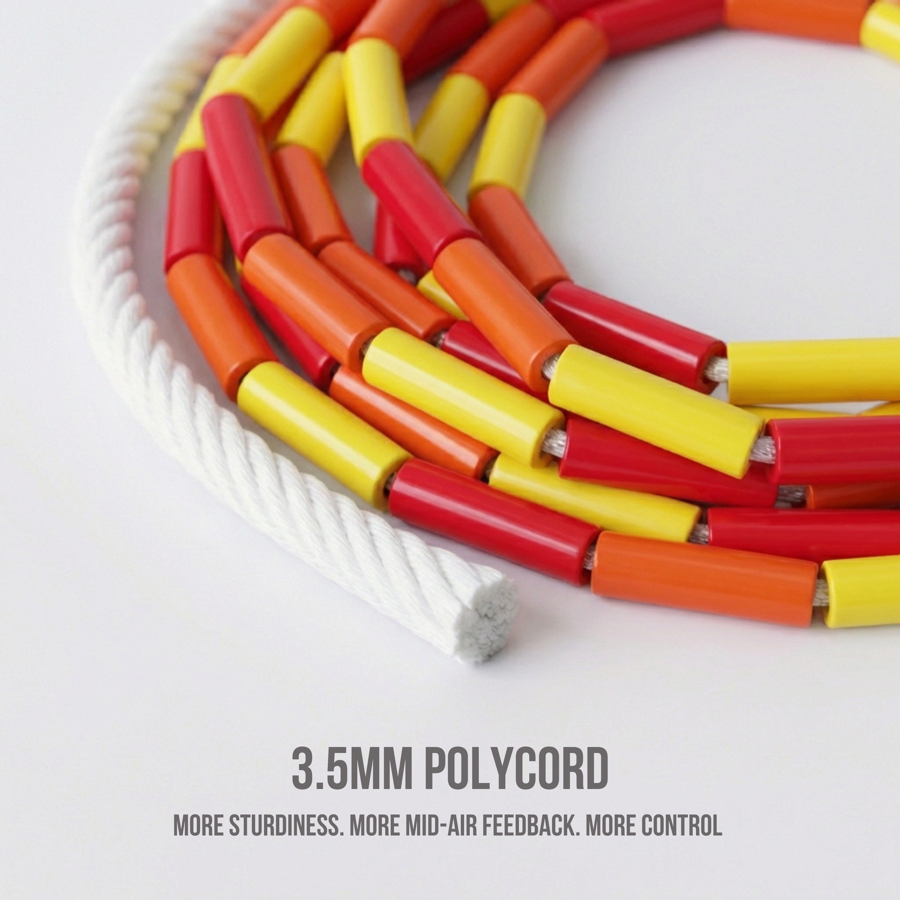 Elevate Rope Corda Professionale per Velocità - 3m Corda per Saltare Regolabile, PVC 5mm con Anima in Nylon per Cardio, Doppi Salti & Crossfit - Corda