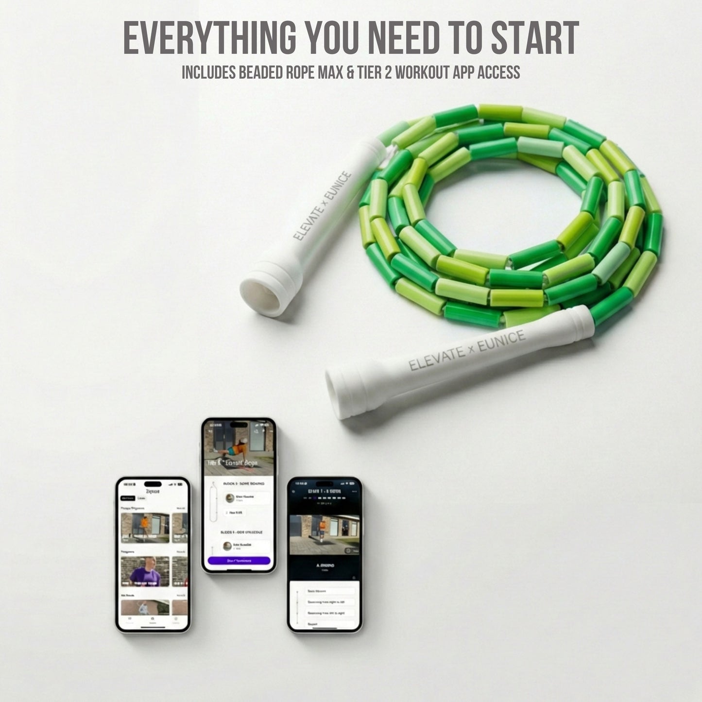 Beaded Jump Rope – Emerald