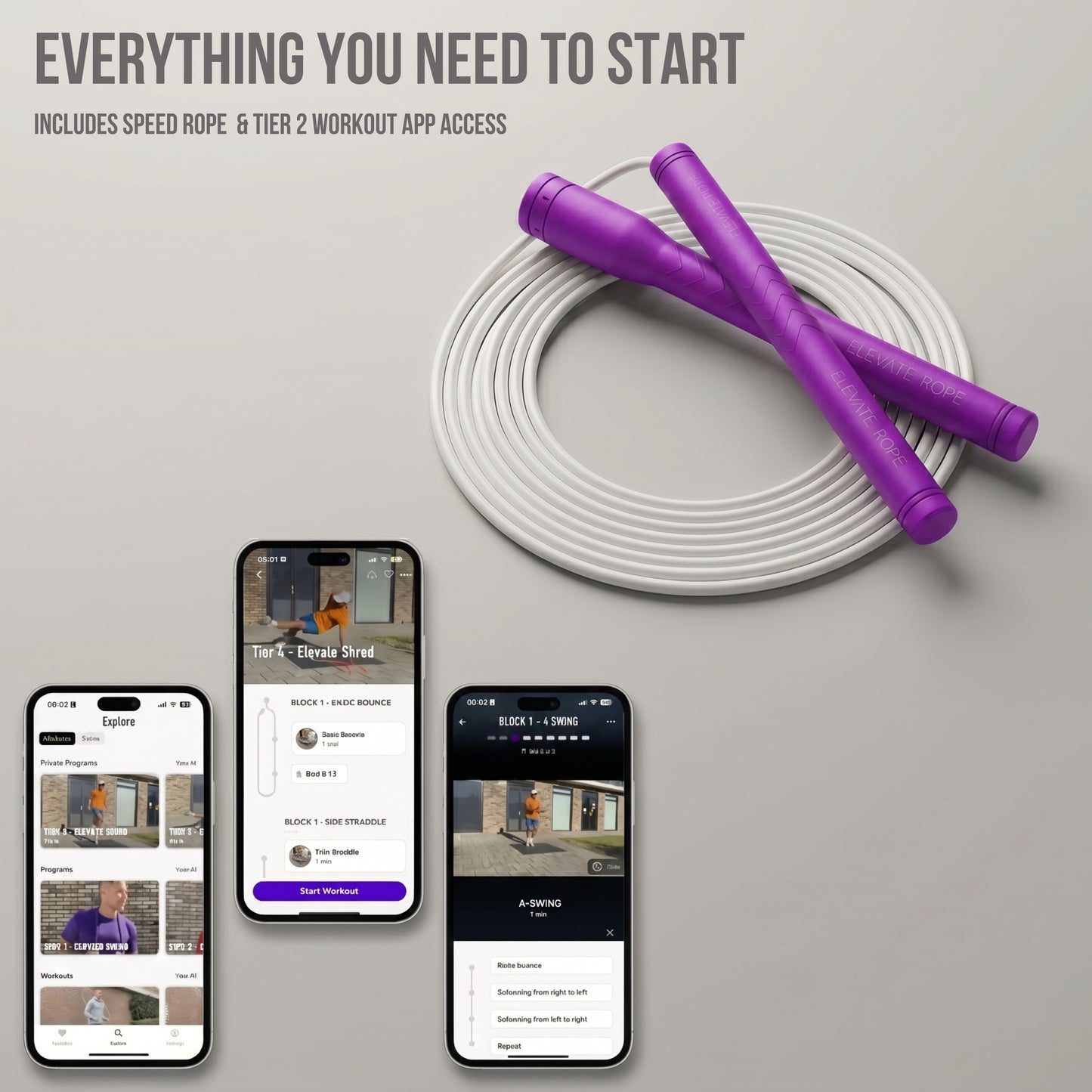 Freestyle Jump Rope – Purple Orchid