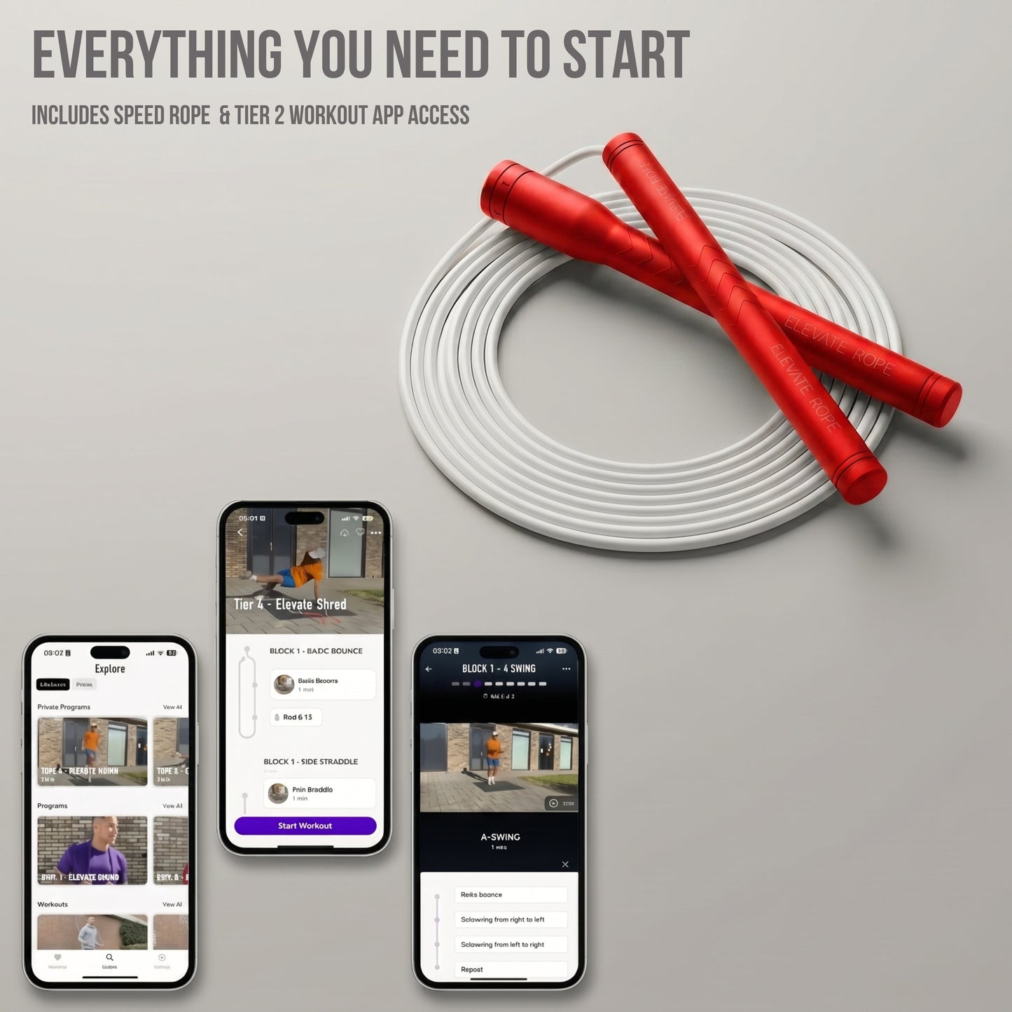 Freestyle Jump Rope – Red Ruby