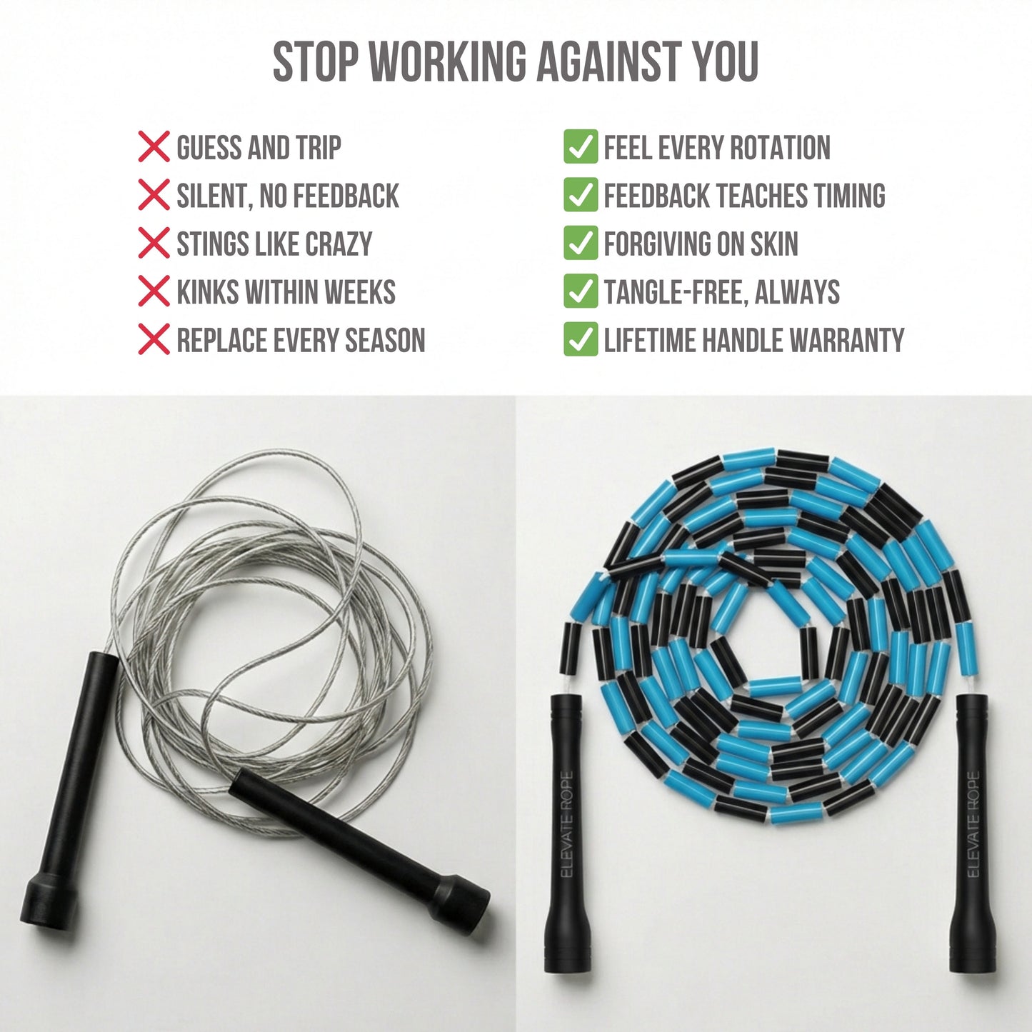 Skink - Cuerda para saltar con cuentas