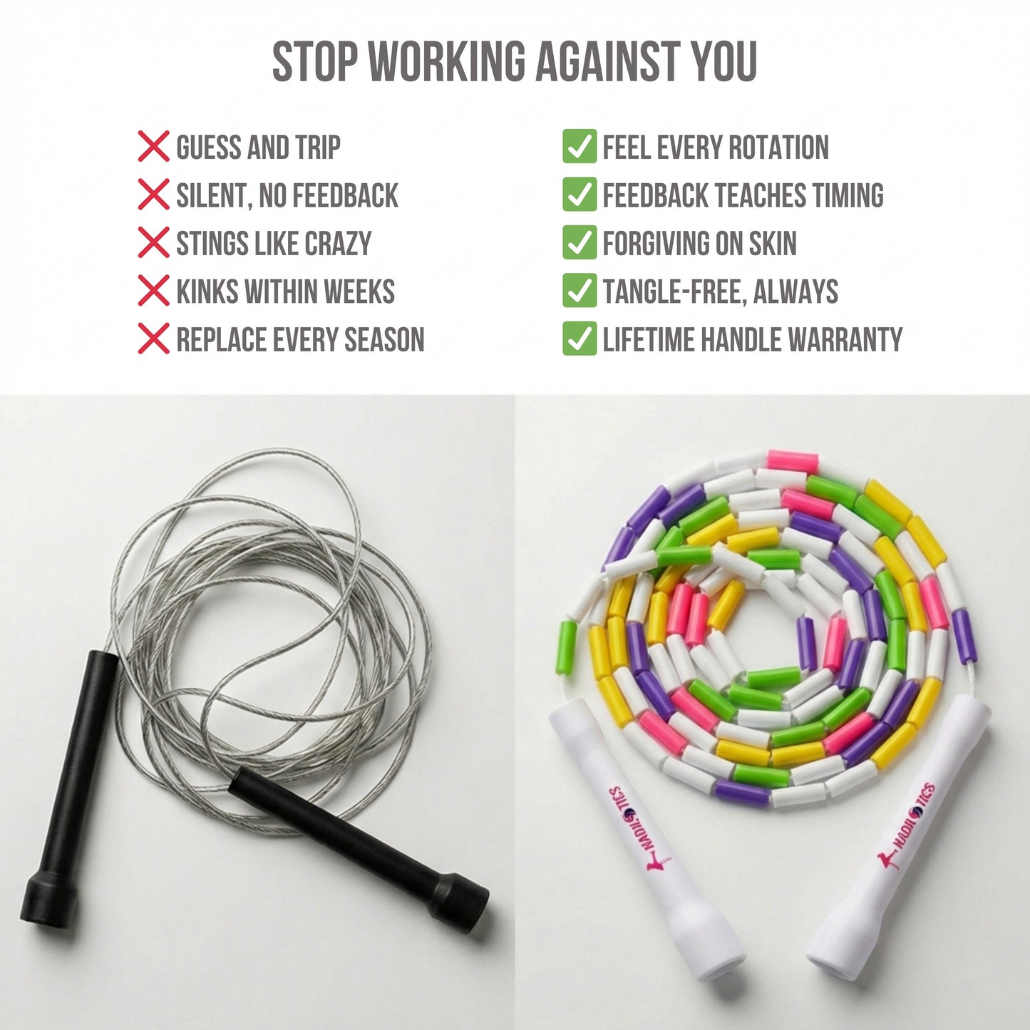 Energie – Perlen Springseil