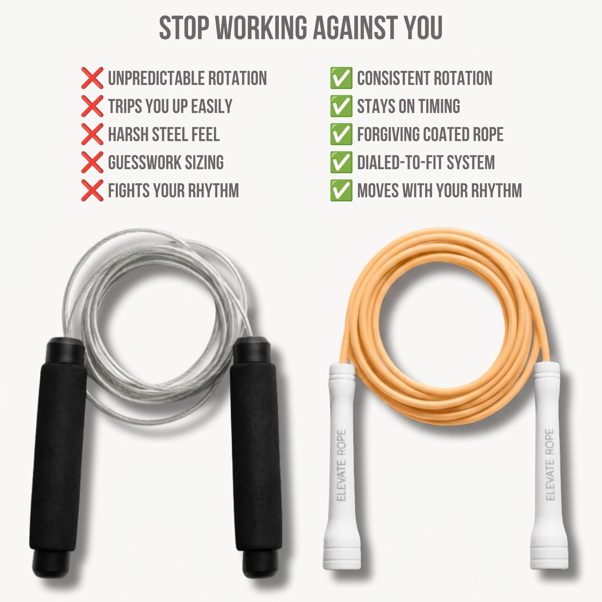 Speed Jump Rope - Light Orange