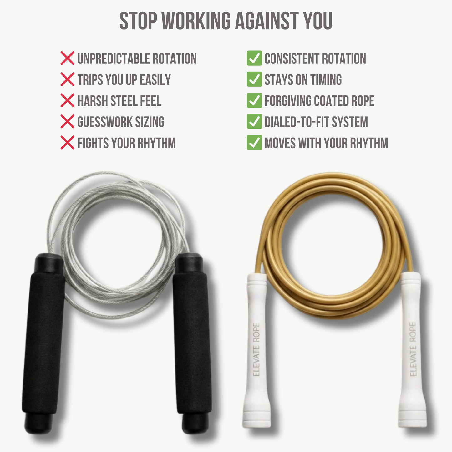 Corde à sauter Elevate Speed MAX (TRANQUILLITÉ)