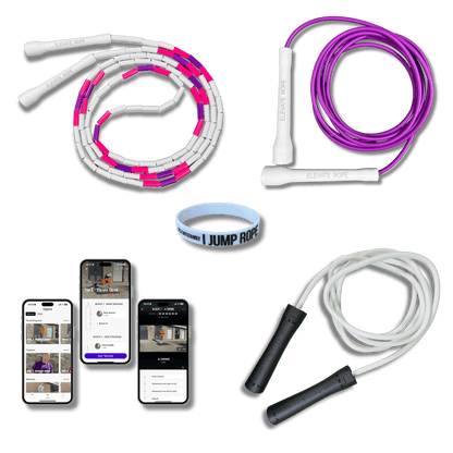 Ascent Max Jump Rope Bundle – 3 Ropes + Band + App