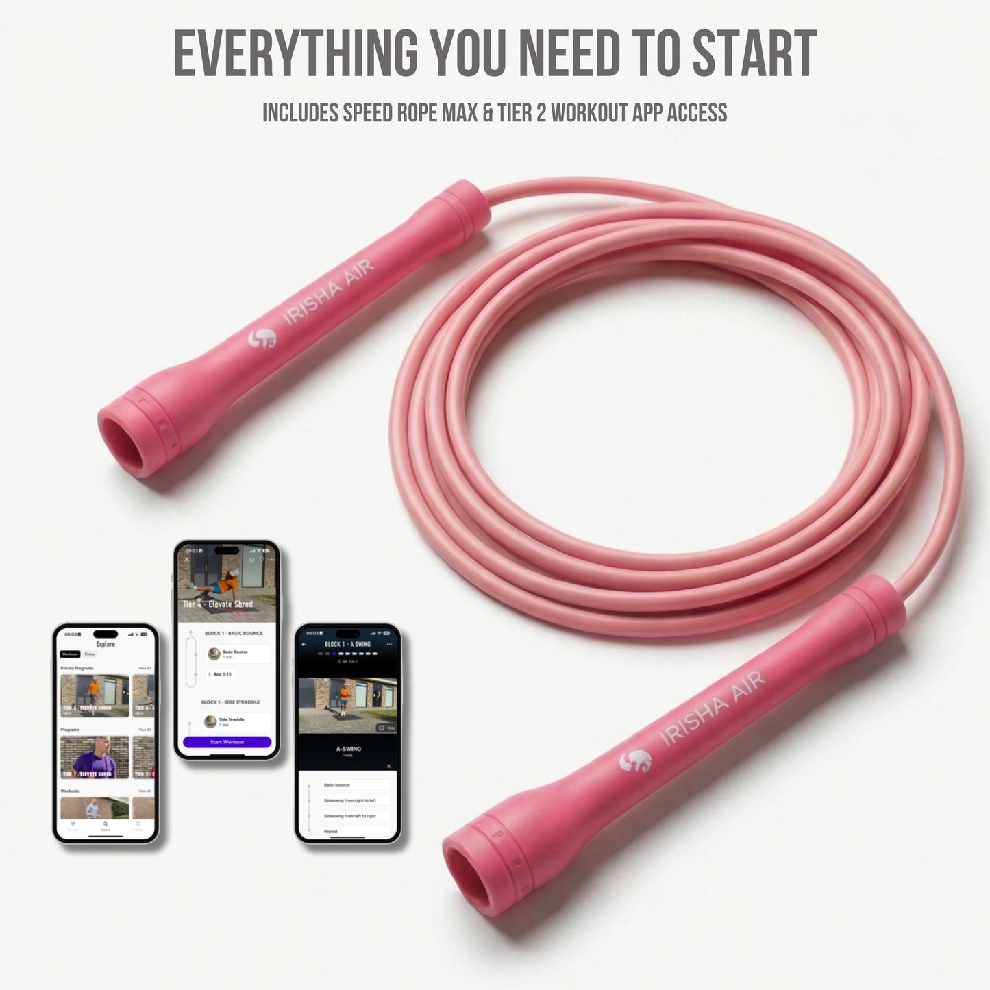 Corde à sauter Elevate Speed MAX (IRISHA)