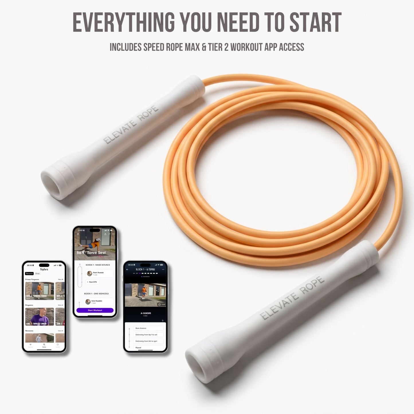 Speed Jump Rope - Light Orange