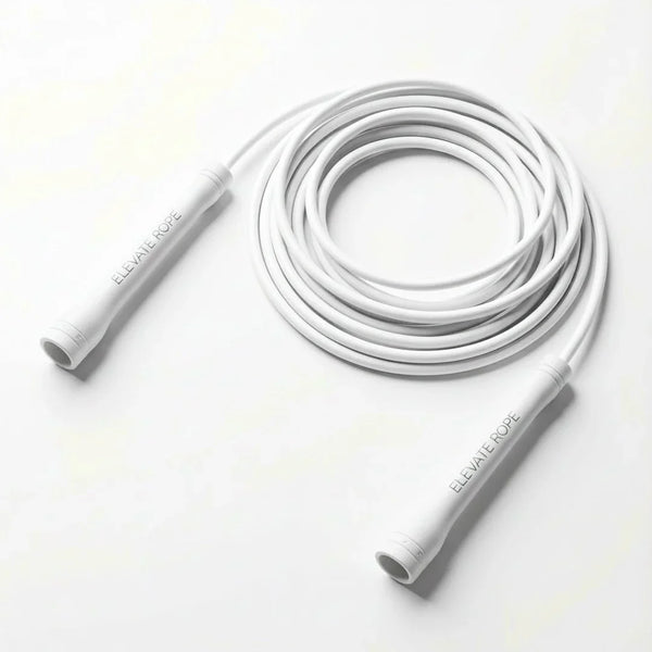 Elevate Rope Speed Jump Rope – White