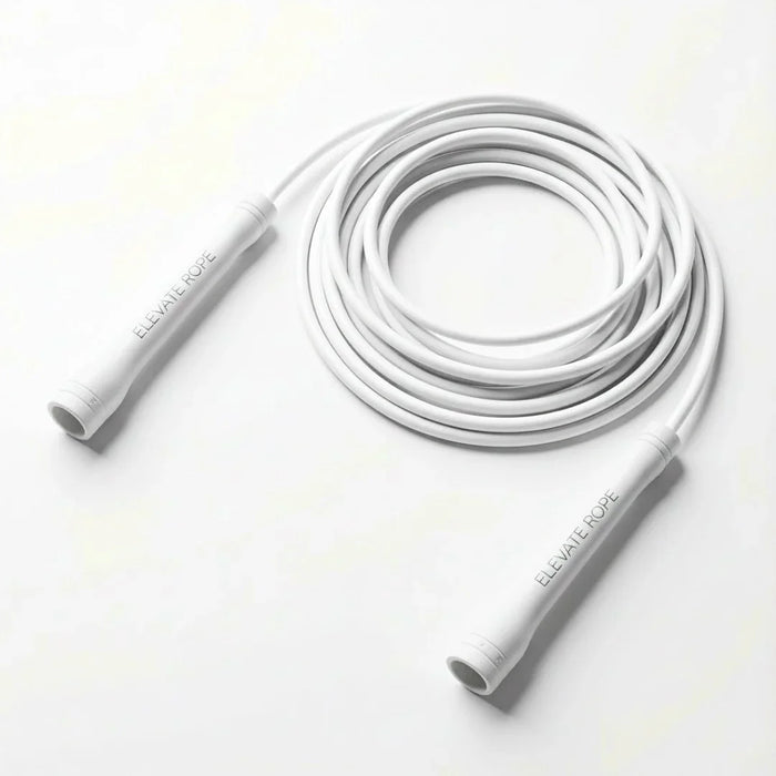 Elevate Rope Speed Jump Rope – White
