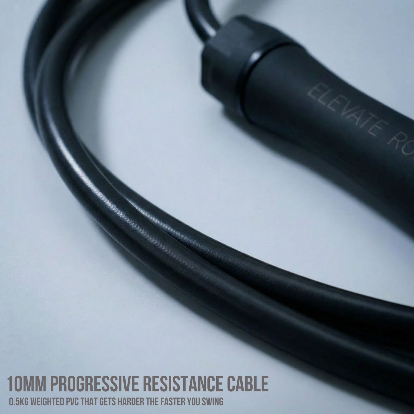 Heavy Jump Rope – Black – 9ft