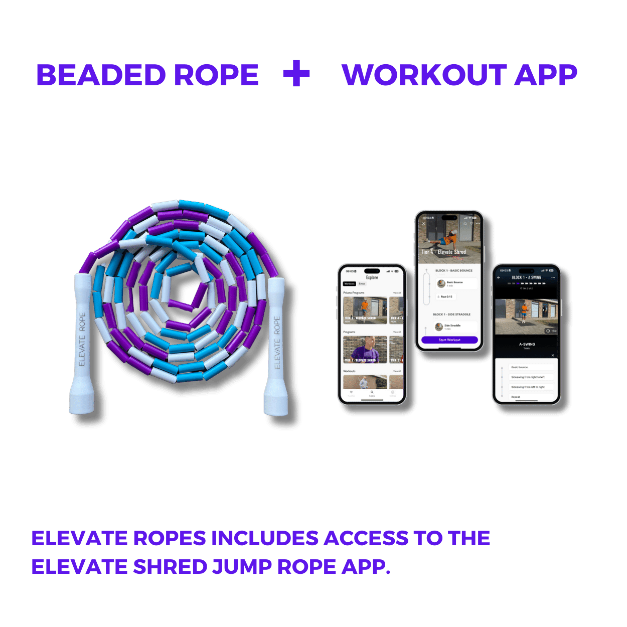 Innocence – Beaded Jump Rope - Elevate Rope