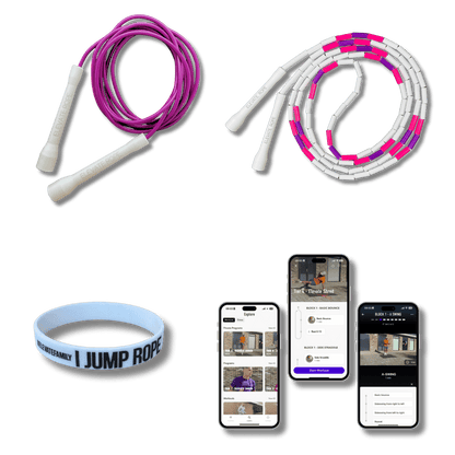 Ascent Jump Rope Starter Bundle – 2 Ropes + Band + App