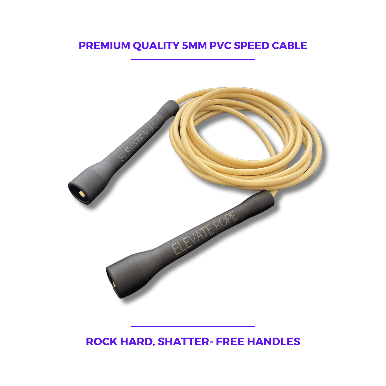 Dope Ropes Long Handle PVC Jump Rope (5mm and 4mm PVC) – Dope